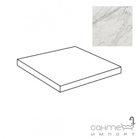 Керамический гранит ступень Atlas Concorde Marvel PRO Marvel Statuario Select Scalino Ang. ADXQ