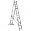 Двухсекционная алюминиевая лестница-стремянка Virastar 2x12 Николаев