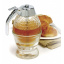 Стеклянная Емкость Диспенсер для меда Honey Dispenser (соусов) Колба дозатор для варенья ручной на подставке Киев