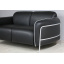 Офисный диван Sovalle Бергамо, экокожа матовая, каркас RAL9022 Черный (0364-02) Херсон