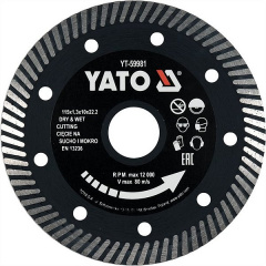 Диск отрезной Yato 115x1.3x10x22.2мм (YT-59981) Одеса