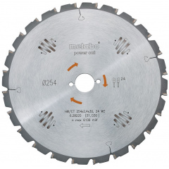 Пильный диск Metabo 230х2,6x30мм НМ WZ=24 (628011000) Кропивницький