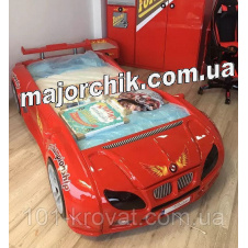 Ліжко-машинка гоночна BMW з підсвічуванням та звуками мотора 190х90 см