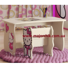 Дитяча кімната Hello Kitty Ліжко шафа стіл стілець комод стелаж Київ