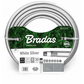 Шланг для полива Bradas NTS WHITE SILVER 1/2 дюйм - 30м (WWS1/230)