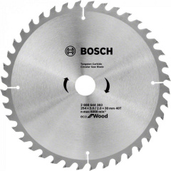Пильный диск Bosch ECO WO 254x30 40 зуб. (2608644383) Ужгород
