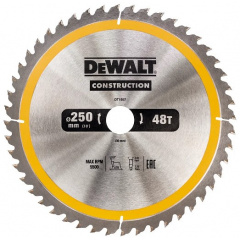 Диск пильный DeWALT CONSTRUCTION DT1957, 250х30 мм, 48z Тернопіль