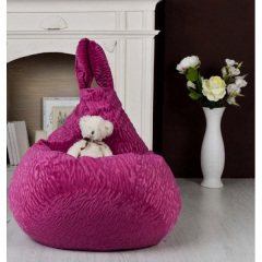 Кресло-груша ARVISA зайчик с ушами 90х60 см Розовый (КЗ01) Кропивницький