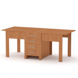 Раскладной стол книжка Компанит-3 ольха