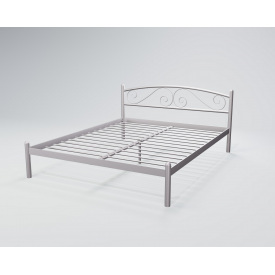 Кровать Виола1 Tenero белое серебро 1600х2000