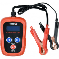 Тестер параметров аккумуляторов Yato до 12 В, с LED цифровым дисплеем (YT-83113) Тернополь