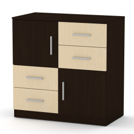 Комод Компанит 2+4 Венге комби (84х45х85 см)