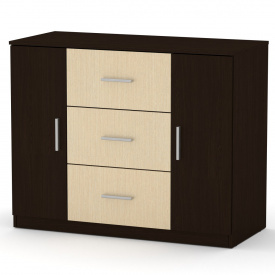 Комод Компанит 3+2 Венге комби (111х49х89 см)