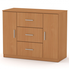 Комод Компанит 3+2 Бук (111х49х89 см)