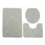 Комплект килимків для ванної та туалету KONTRAST MALTA light gray Одесса