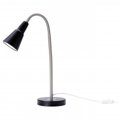 Настольная лампа IKEA KVART Черная (601.524.58) Ровно