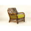 Комплект мебели CRUZO Феофания Премиум (диван, софа, кресло, пуф и столик) натуральный ротанг Коричневый d0027 Житомир