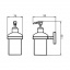 Дозатор для жидкого мыла Lidz (CRG)-115.02.02 LIDZCRM1150202 Чернигов