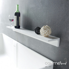 Полочка Volle Solid Surface 18-40-115 белая