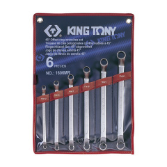 Набор ключей KING TONY 6 единиц 45 градус накидные (1606MR) Ивано-Франковск