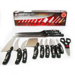 Набор ножей Miracle Blade World Class PRO 13 предметов с кухонными ножницами Київ