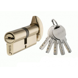 Цилиндр Дверной Siba Перфорированный Ключ-Вороток 80 Мм 35Х45 Латунь (240653)