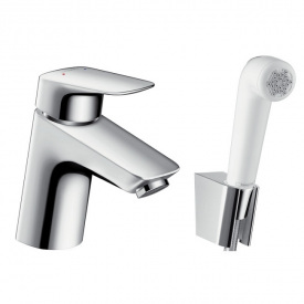 Смеситель для раковины Hansgrohe Logis с гигиеническим душем Хром 71290000