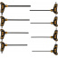 Набор ключей шестигранных VOREL HEX 2,5х10х100х200 мм Cr-V 6150" 8 шт (56649) Житомир
