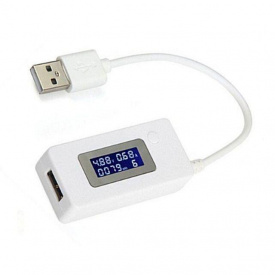 USB тестер ємності, usb амперметр вольтметр Hesai KCX-017