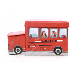 Ящики-сидения для игрушек Good Idea в виде автобуса Красный (hub_MZGY74247) Рівне