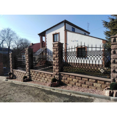 Забор кованый ЧП Брама Элеонора Кушугум