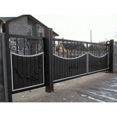 Ворота ковані ПП Брама Дубно Токмак