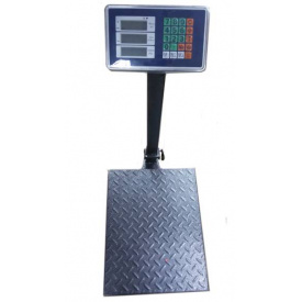 Весы торговые электронные напольные CRYSTAL на 300 кг усиленные с прочным стальным корпусом (55500991)