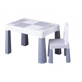 Набор мебели Tega Baby Multifun стол и стул серый (MF-001-106)