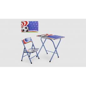 Стол и стульчик складной BAMBI A19-FB Столешница 60-40 Футбол (KI00430)