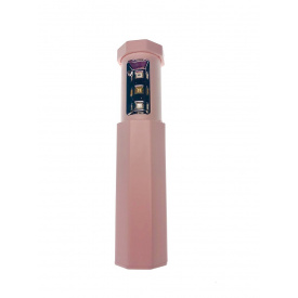 Портативный карманный телескопический стерилизатор UV UVС Розовый