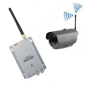 Комплект видеонаблюдения беспроводной 2.4 ГГц Hamy LIB24Wkit, дальность до 700 метров (01806-1)
