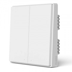 Умный выключатель Aqara Smart Light Switch ZigBee Version 2 кнопки N Белый (QBKG24LM) Житомир