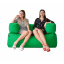 Бескаркасный диван Tia-Sport Гарвард 140х70х70 см зеленый (sm-0804) Кропивницкий