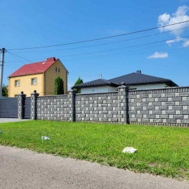 Блок колотий кутовий 390х90х190х190 мм