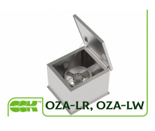 Вентилятори осьові димовидалення утеплені OZA-LR, OZA-LW