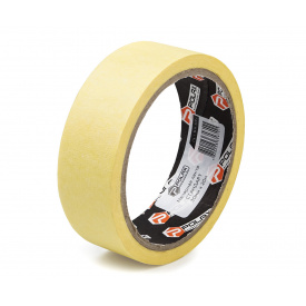 Малярная клейкая лента Polax Standart yellow 30 мм х 20 м (101-015)