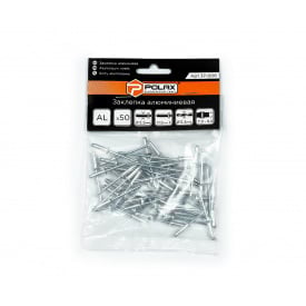 Заклепки вытяжные алюминиевые 3,2 х 12 мм Polax (37-006)