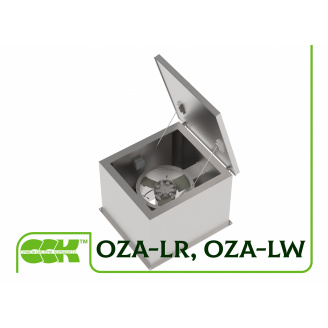 Вентиляторы осевые дымоудаления утепленные OZA-LR, OZA-LW