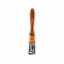 Кисть малярная Polax флейцевая деревянная ручка искусственный черный ворс "Лакра" 1" (09-001) Сумы