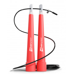 Скакалка Hop-Sport Crossfit с пластиковыми ручками HS-P010JR красная Херсон