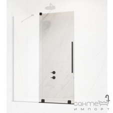 Подвижная часть шторки на ванну Radaway Furo Black PND II 100 L 10109538-54-01L черная/прозрачное стекло, левосторонняя