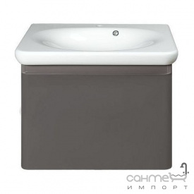 Тумба подвесная с раковиной 60 Devit Fly 0020120G серая