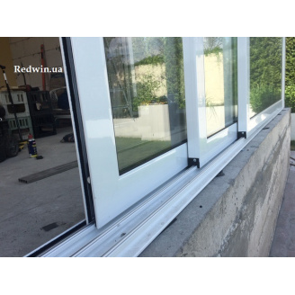 Розсувні двері з алюмінію від виробника в Києві