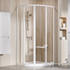 Душевой уголок раздвижной Ravak Supernova SKCP4-90 195 Transparent 3117O102Z1 белый
